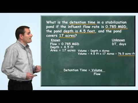Problem Solved: Detention Time Problem - Wastewater Math