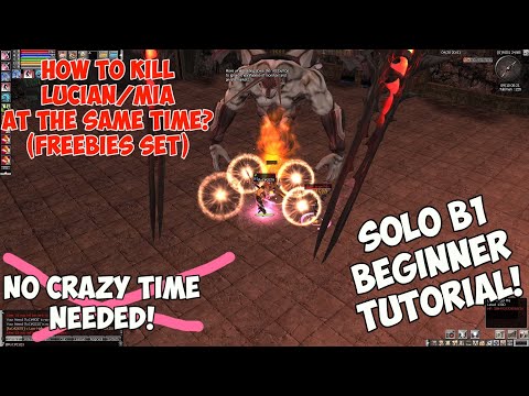 HOW TO KILL LUCIAN/MIA AT THE SAME TIME IN RXC WITH FREEBIES SET? (SOLO B1) FOR NEWBIES