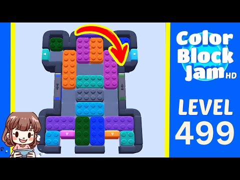 Color Block Jam Level 499 Solution Walkthrough