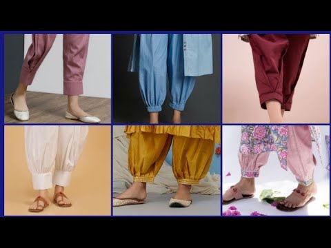 Trouser Design Styles 2022 Collection New Trouser Designs pakistani pajama salwar #trouser