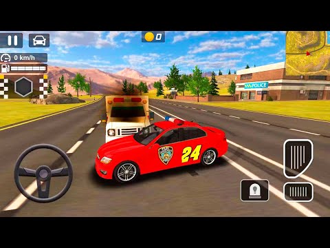 Police Car Chase Cop Simulator: Car Driving 3D Skin Red Car Police - Android GamePlay FHD
