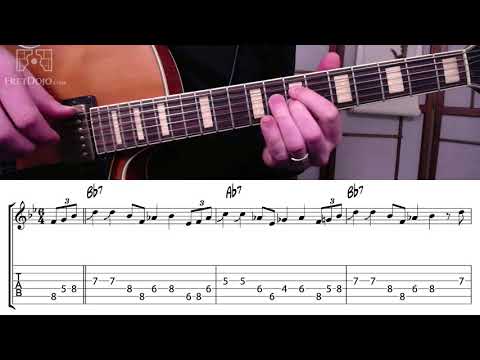West Coast Blues - Learn The Melody - Jazz Guitar Lesson