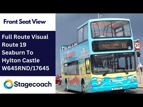 REDONE SERIES: FRV | Stagecoach NE Bus Route 19 - Seaburn To Hylton Castle + Return | W645RND/17645