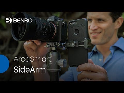 Benro ArcaSmart SideArm | Camera & Phone Clamp for Photography, Live Streaming & Content Creation