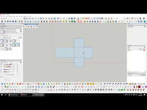 Плагин Flattery, создание разверток в SketchUp