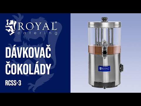 Video - Dávkovač čokolády - 3 litre
