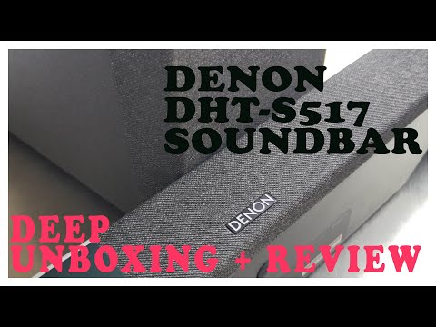 Soundbar namų kino sistema Denon DHT-S517 video