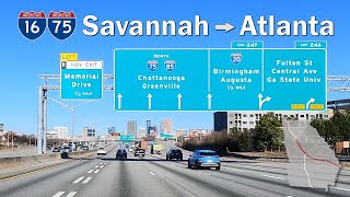 Savannah to Atlanta | A 250-Mile Journey Across Georgia via i-16 i-75