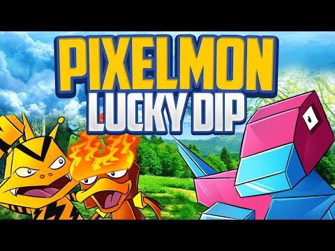 Minecraft Mods Pixelmon Lucky Dip Battle! (Minecraft Pokemon Modded Mini-Game) w/Alia