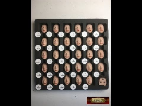 0034 Cat Stop Motion Puppet - Replacement Faces - MOREZMORE
