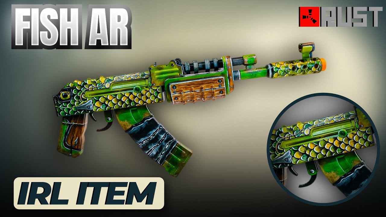 Rust AK Fish Skin Life Size / Real Prop