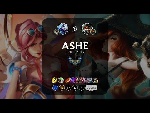Ashe ADC vs Miss Fortune - EUW Challenger Patch 12.22