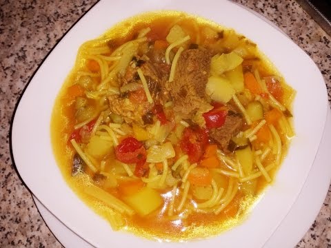 TUTORIAL: (Minestrone) Zuppa di carne con verdure miste - Ricette