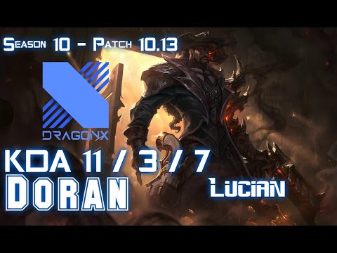 DRX Doran LUCIAN vs VLADIMIR Top - Patch 10.13 KR Ranked