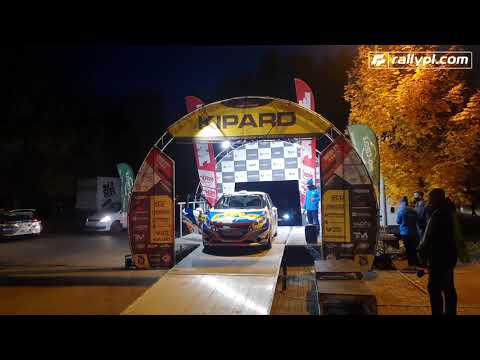 2. Kipard Rally Tarmac Masters 2020. Ceremonia rozdania nagród w Radkowie