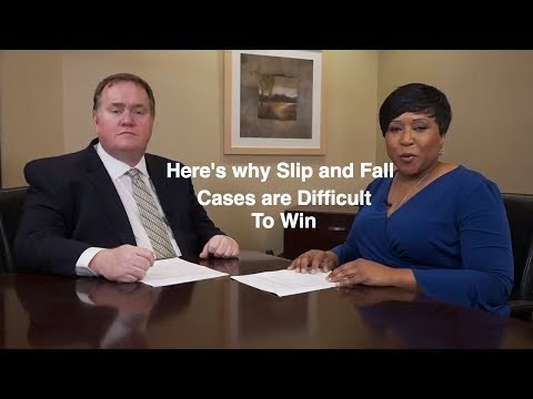 1st YouTube video about are slip and fall cases hard to win