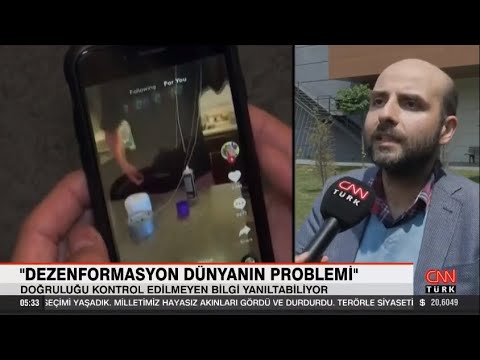 CNN Türk | Doç. Dr. Ali Murat Kırık | Sosyal medyada dezenformasyon tüm dünyanın ortak sorunu!