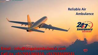 Advanced Emergency Air Ambulance Service in Varanasi and Kolkata by King