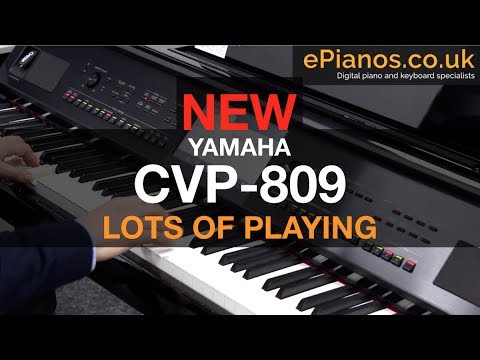 The NEW Yamaha CVP809 Clavinova piano | Lots of playing!