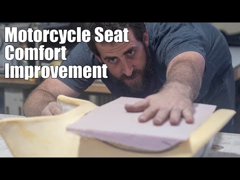 Motorcycle Seat Refurbish - more comfort