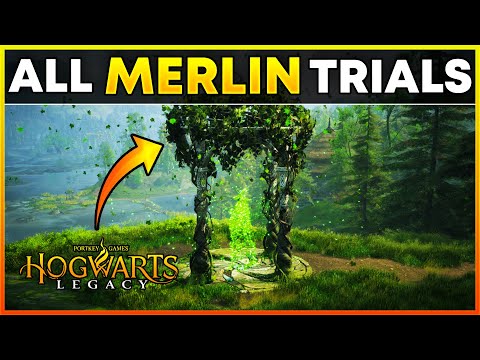 Hogwarts Legacy - How to Solve ALL Merlin Trials EASY! (ALL Merlin Trials)