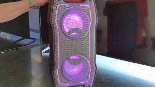 Sharp PS-929 Party speaker unboxing and sound check