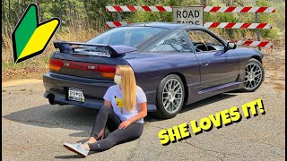 Megan Drives the 180SX!