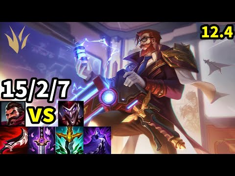 Graves Jungle vs Shaco - KR Master | Patch 12.4
