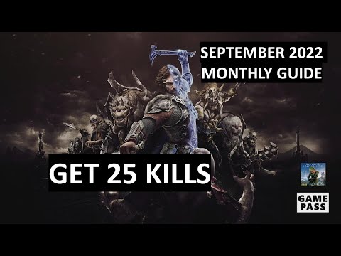 Middle-Earth: Shadow of War Monthly Xbox Game Pass Guide - Get 25 Kills