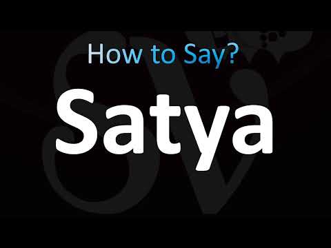 How to Pronounce Satya (Correctly!)