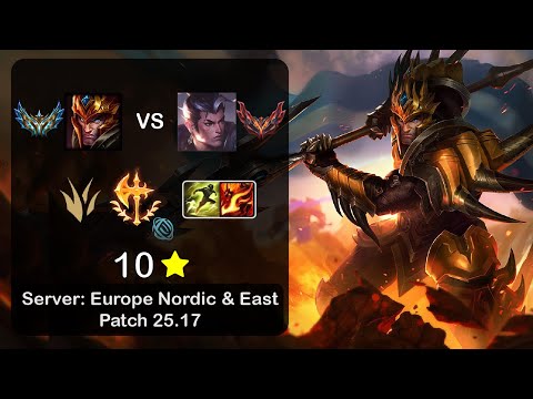 Jarvan IV Jungle vs Xin Zhao - EUNE Challenger - Patch 25.17