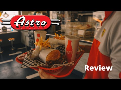 ASTRO BURGER! West Hollywood Retro Bacon Avocado Burger Review