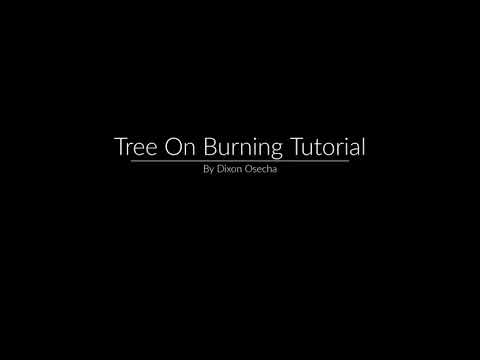 Tree On Burning Tutorial Blender and Hitfilm