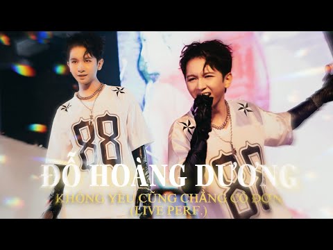 Đỗ Hoàng Dương - Không Yêu Cũng Chẳng Cô Đơn (Live at Hi!Party)