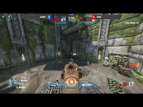 Quake - zoo vs. Vo0 [1v1] - Quake World Championships - Ro16 EU Qualifier #1