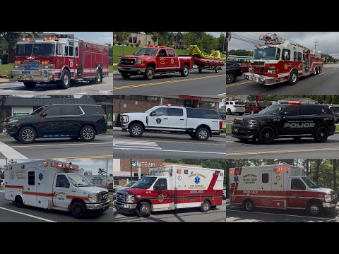 Fire Trucks, Police & Ambulances Responding Compilation #18: July 2025 Recordings