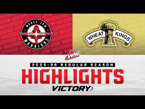 Moose Jaw Warriors at Brandon Wheat Kings 10/26 | WHL Highlights 2025-26