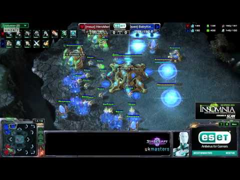 [T] HeroMarine vs [P] BabyKnight - ESET UK Masters Season 1 Grand Finals Game 1 of 5