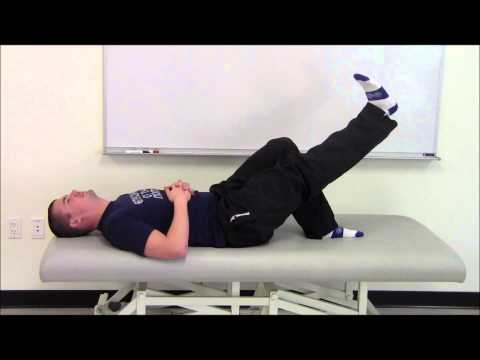 Hip Flexor Strengthening - Straight Leg Raises