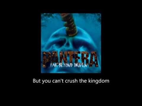 Pantera - 5 Minutes Alone (Lyrics)