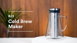 How to Make Cold Brew Coffee with RJ3 Cold Brew Maker - OVALWARE