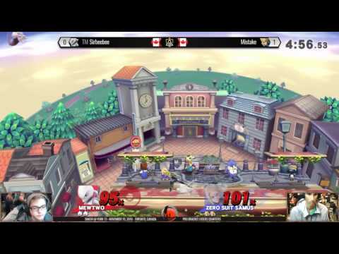 Smash at York 13 - Mistake (ZSS) vs TM Sirbeebee (Mewtwo) - SSB4 LQF