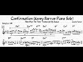 Harvie S & Kenny Barron - Confirmation (Kenny Barron Piano Solo Transcript)
