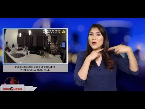 Police release video of Smollett with noose around neck (ASL - 6.25.19)
