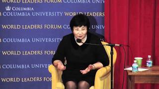 World Leaders Forum: President of Kyrgyzstan, Roza Otunbayeva