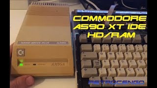 Commodore A590 Hard Drive Plus Amiga 500 sidecar HD/RAM expantion