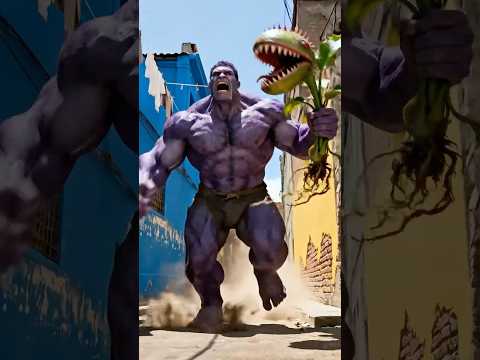 Hulk Morado encuentra la planta más impresionante para su mamá