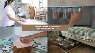 13 Amazon Kitchen & Home Finds || Useful Daily Essentials || Space-Saving Must-Haves