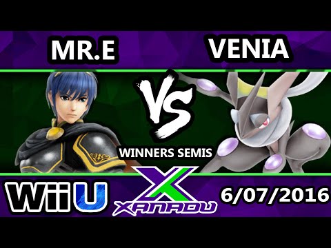 S@X 153 - DA | Venia (Greninja) Vs. Mr.E (Marth) SSB4 Winners Semis - Smash Wii U - Smash 4