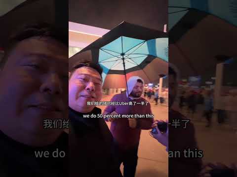 Negotiating with cab LA driver #california #trump #china #cab #nba 